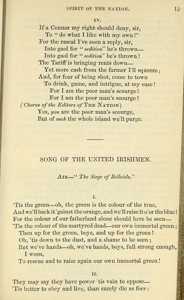 (23) Page 15 - Song of the united Irishmen