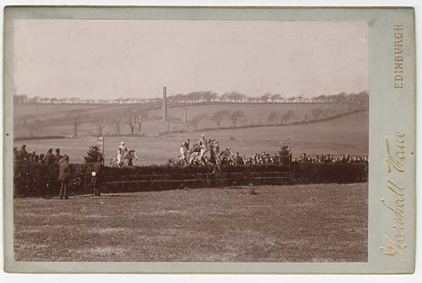 Photograph of the Linlithgow and Stirlingshire Hunt Cup at Oatridge, West Lothian