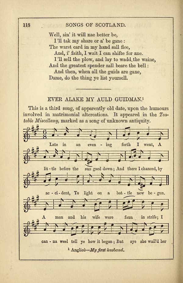 (124) Page 118 - Ever alake my auld guidman