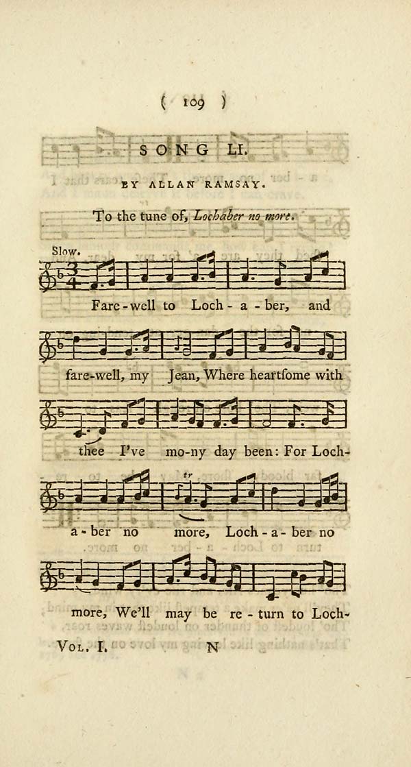 (237) Page 109 Lochaber no more Inglis Collection of printed music