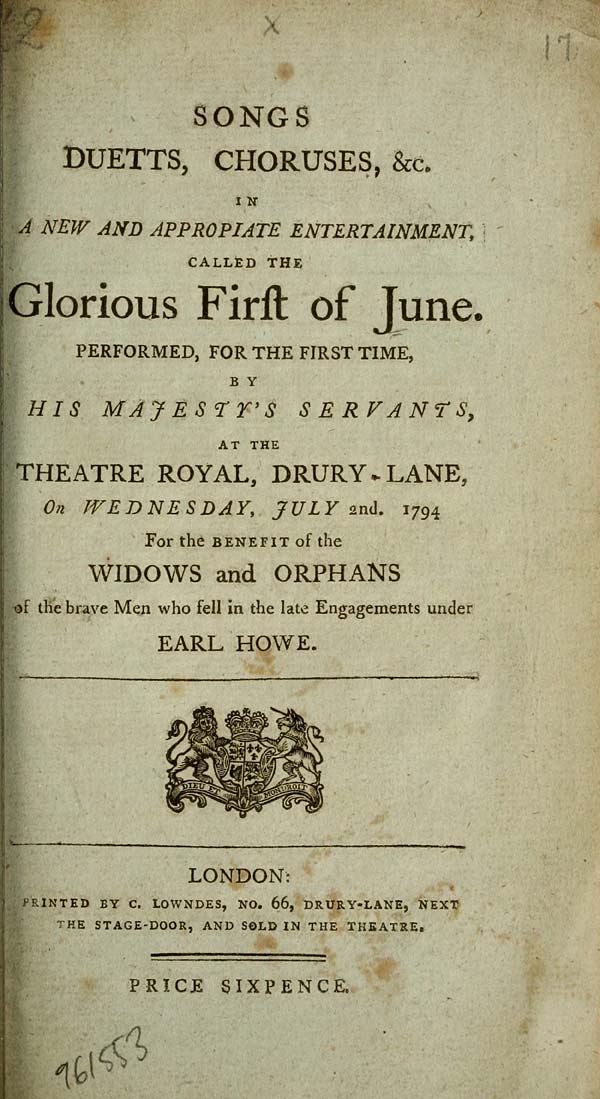 (1) Title page -