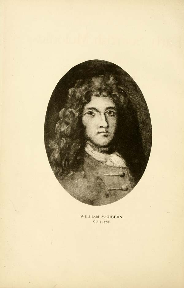 (8) Frontispiece - William McGibbon, obit. 1756