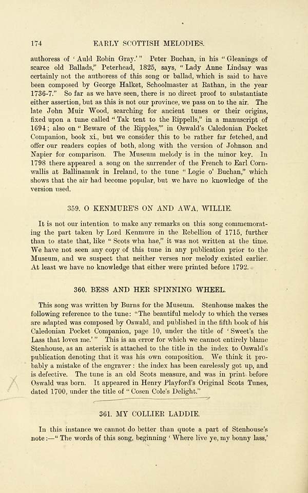 (196) Page 174 - O Kenmure's on and awa, Willie