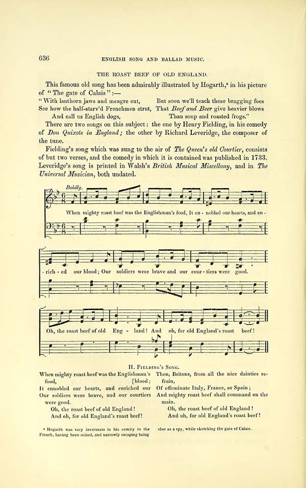 (258) Page 636 Roast beef of old England Inglis Collection of printed music > Printed text