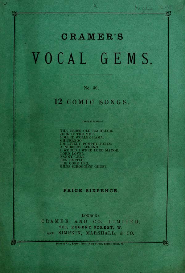 (1) Front cover -