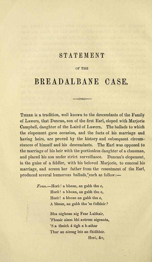 (14) [Page 8] - Statement of the Breadalbane case