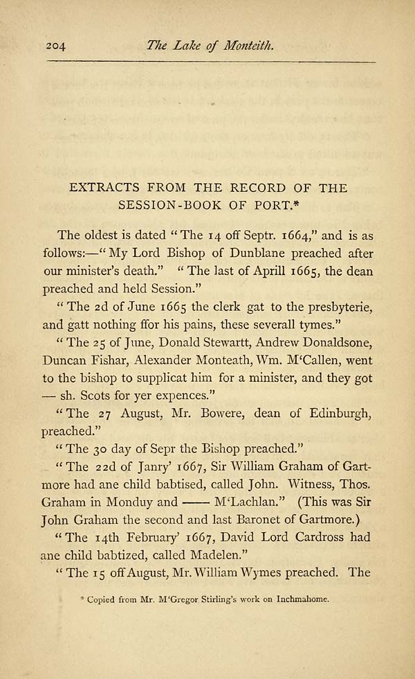 (218) Page 204 - Extracts from the record of the session-book of Port