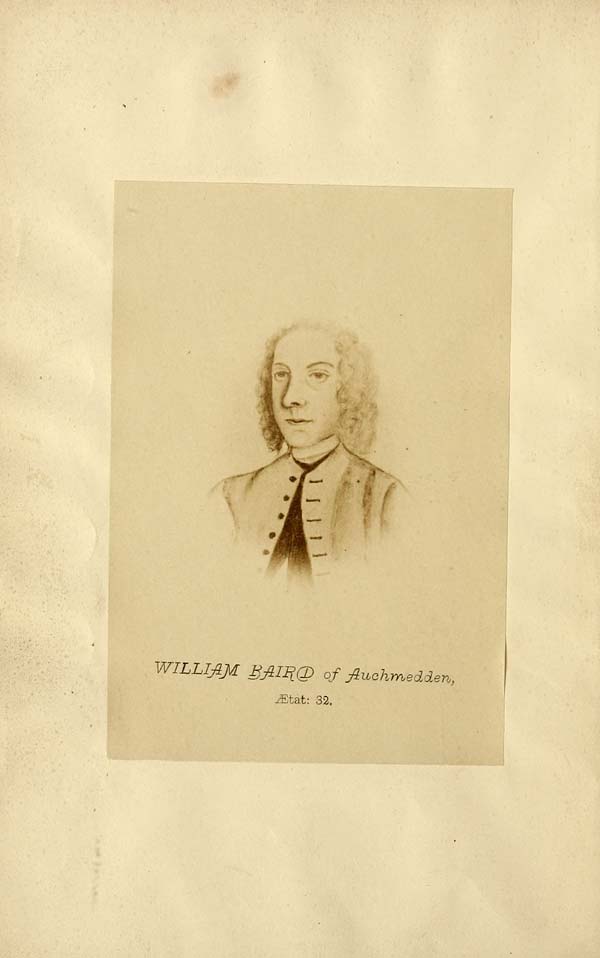 (8) Frontispiece - William Baird of Auchmedden