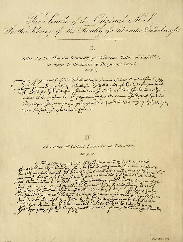(8) Facsimile - Facsimile of the original manuscript