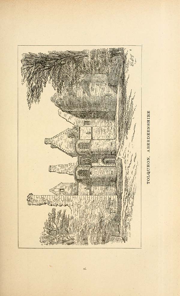(91) Illustrated plate - Tolquhon, Aberdeenshire