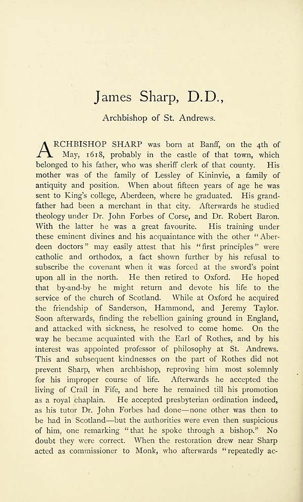 (118) Page 98 - James Sharp, Archbishop of St. Andrews