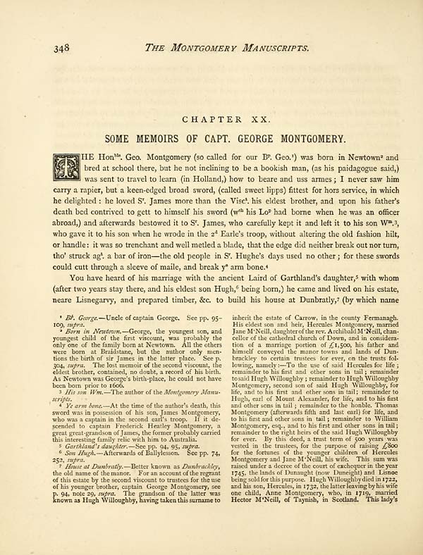 (362) Page 348 - Captain George Montgomery of Dunbratly
