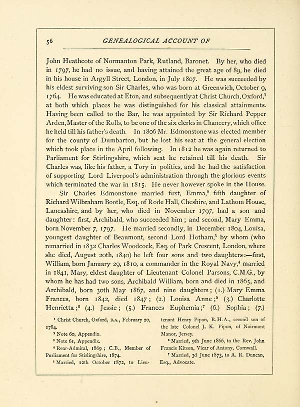 (74) Page 56 - Sir Charles Edmonstone --- 1807-1821