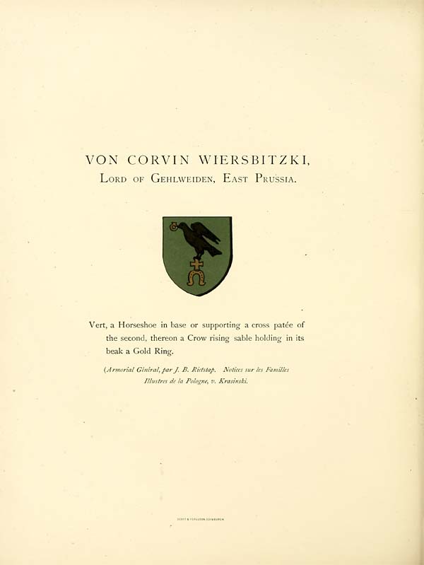 (136) Facing page 77 - Von Corvin Wiersbitzki