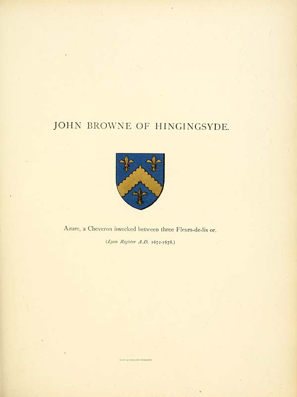(367) Plate 26. - John Browne of Hingingsyde