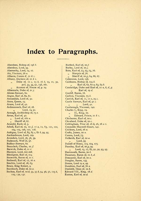 (111) [Page 87] - Index to paragraphs