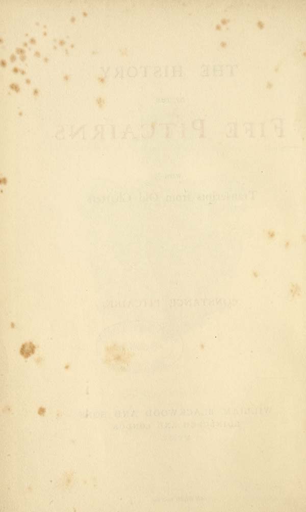 (12) Verso of title page - 