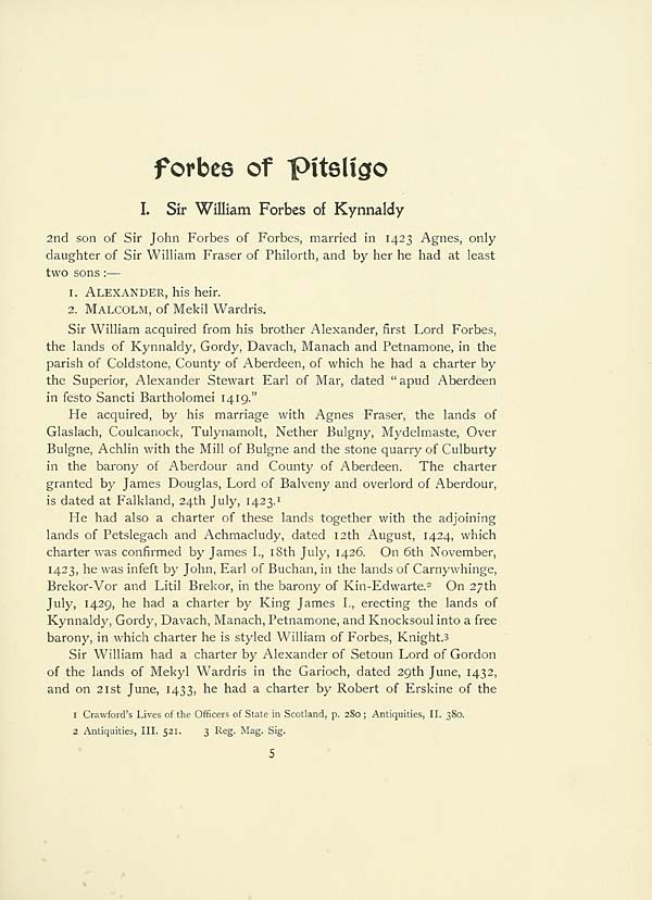 (29) Page 5 - Forbes of Pitsligo
