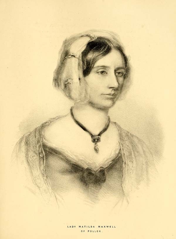 (197) Illustrated plate - Lady Matilda Maxwell of Pollock - Memoirs of ...