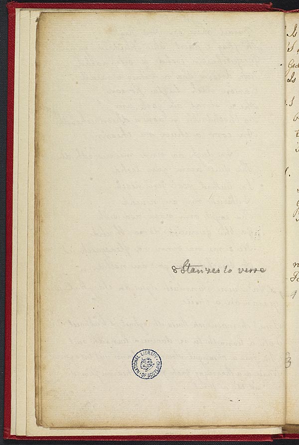 (14) Folio 3 verso (18v) - [NLSBLANK except for annotation]