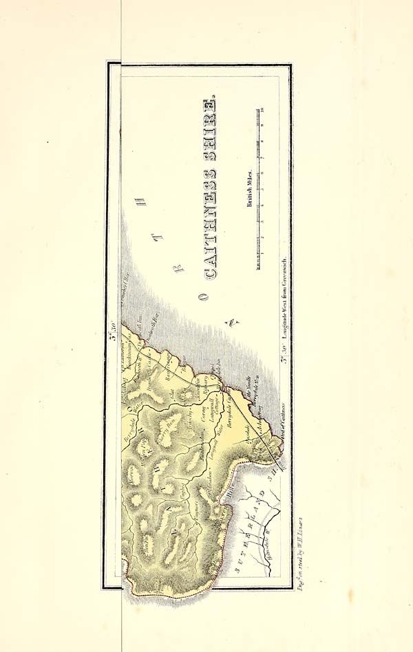 (31) Folded map - Caithness shire