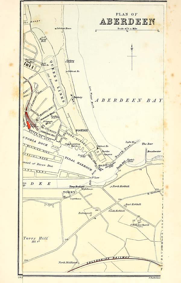 (27) Folded map - Plan of Aberdeen