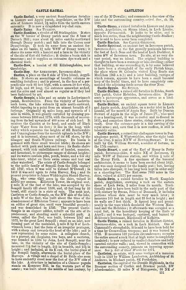 (259) Page 251 - CAS - Ordnance gazetteer of Scotland - Gazetteers of ...