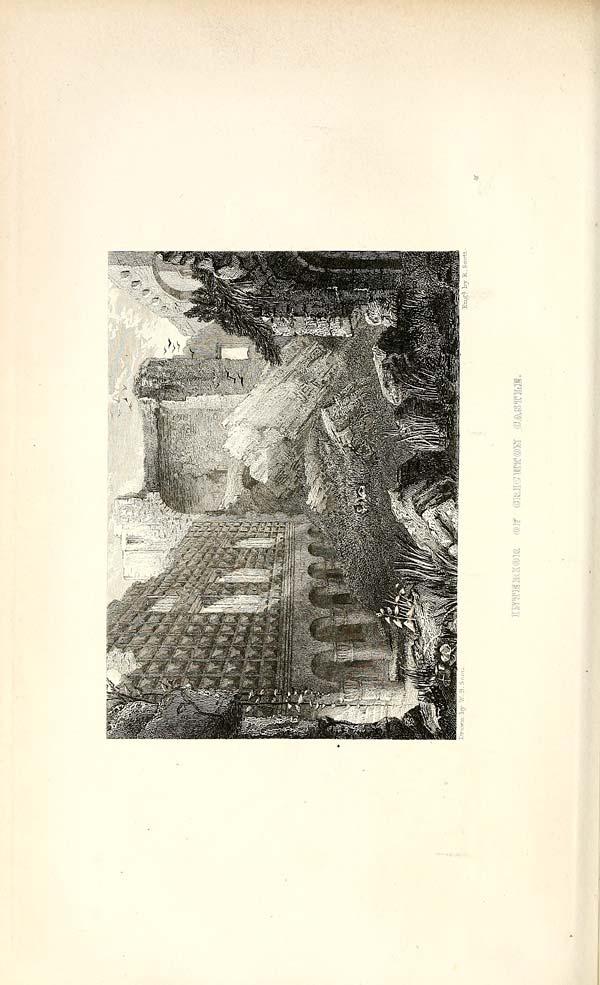 (344) Plate - Interior of Crichton Castle