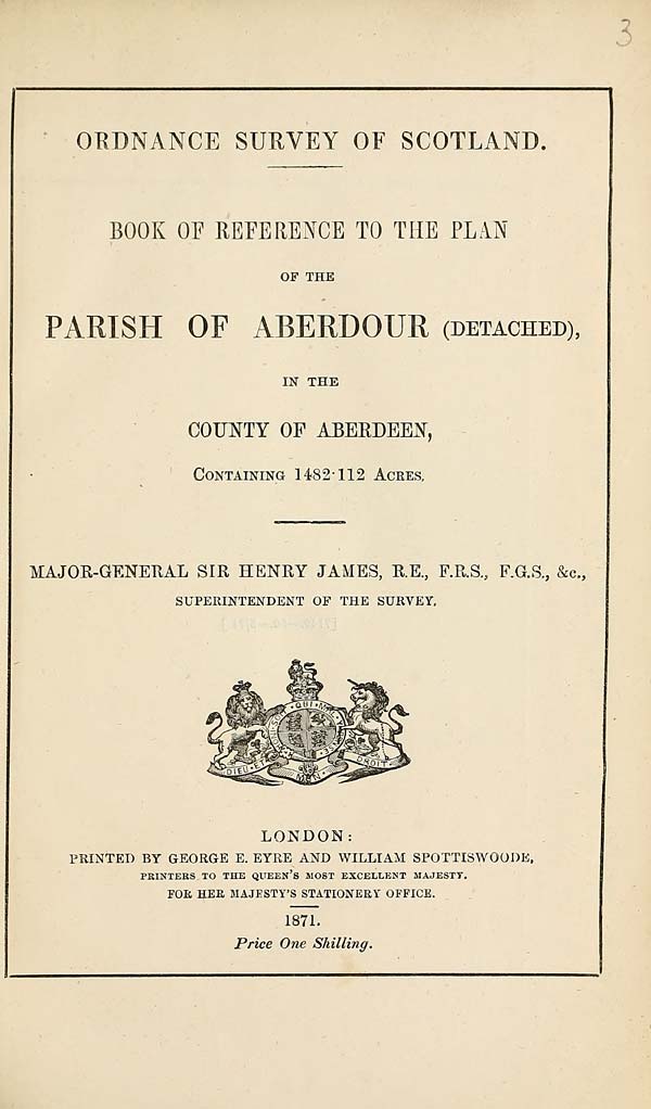 (135) 1871 - Aberdour (detached), County of Aberdeen