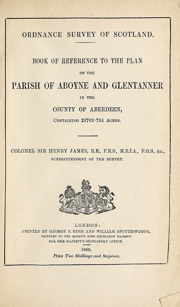 (307) 1868 - Aboyne and Glentanner, County of Aberdeen