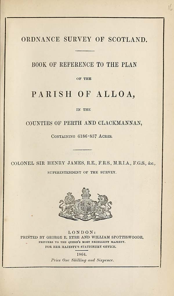 (423) 1864 - Alloa, in Perth and Clackmannan