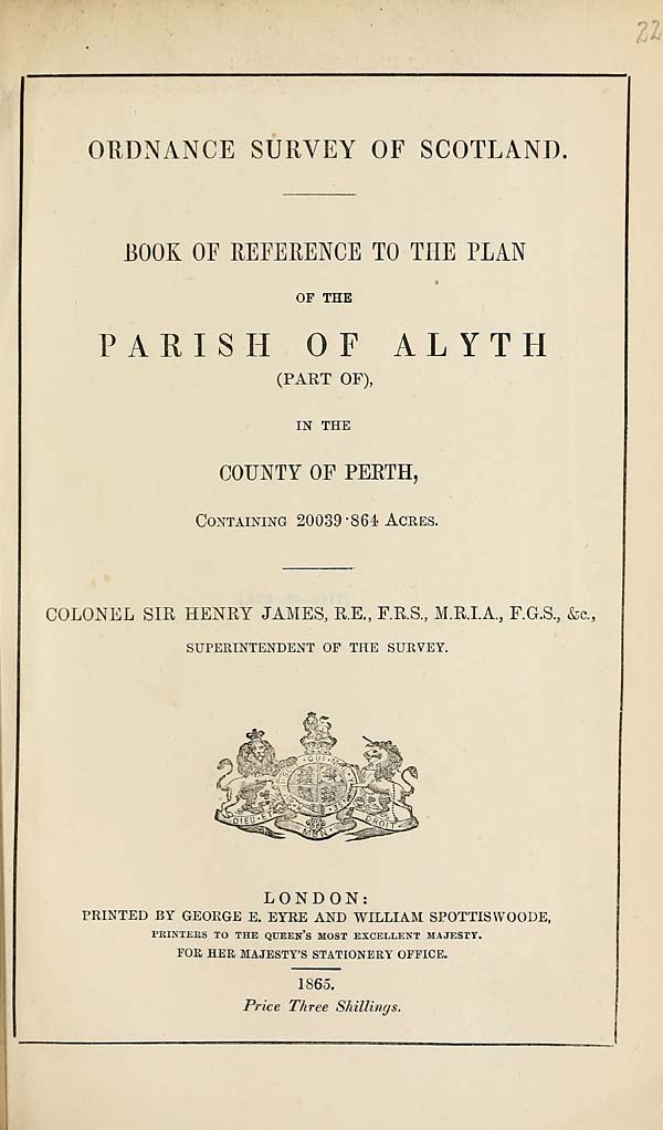 (549) 1865 - Alyth, County of Perth