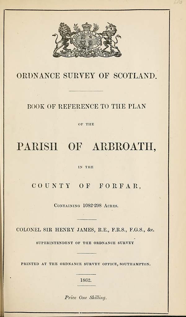 (667) 1862 - Arbroath, County of Forfar