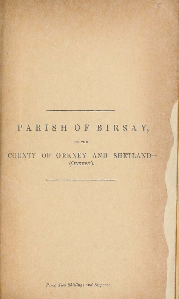 (85) 1881 - Birsay, County of Orkney and Shetland (Orkney)