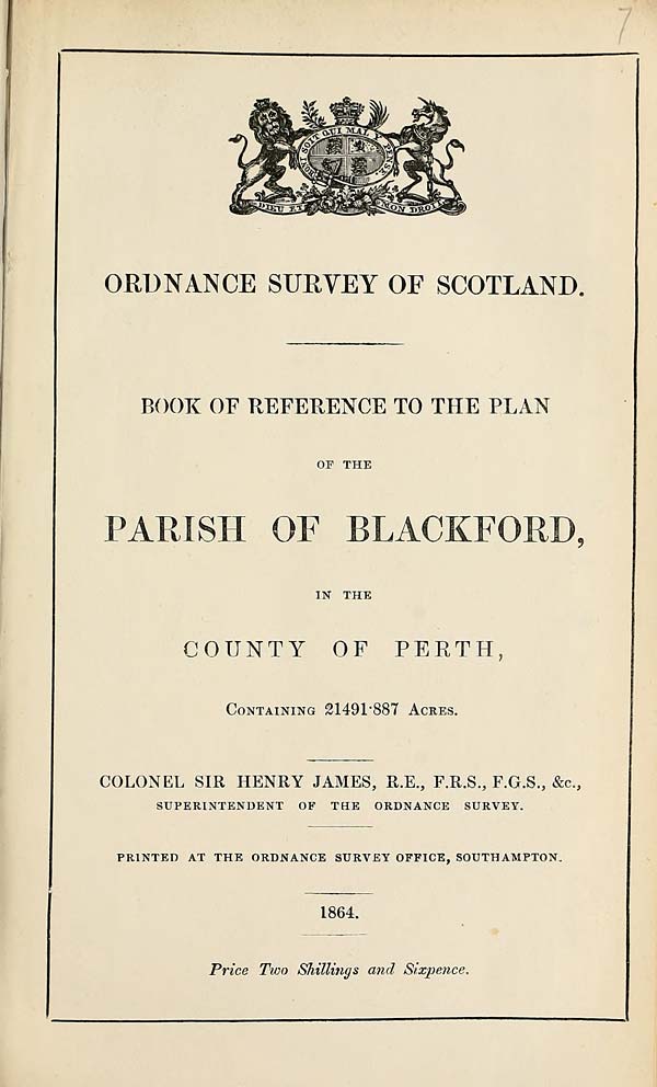(145) 1864 - Blackford, County of Perth