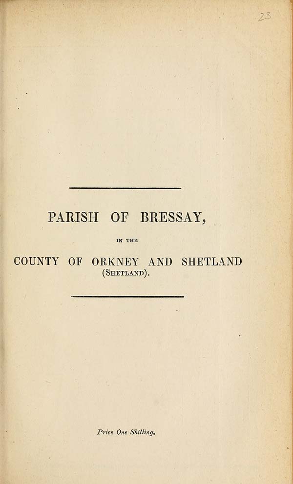 (617) 1880 - Bressay, County of Orkney and Shetland (Shetland)
