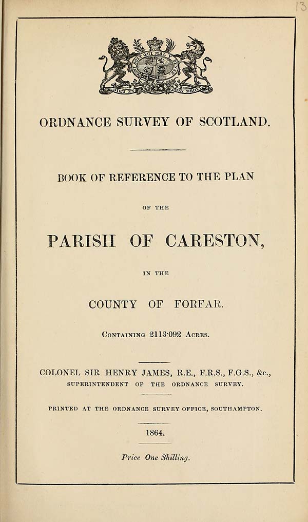 (415) 1864 - Careston in the County of Forfar