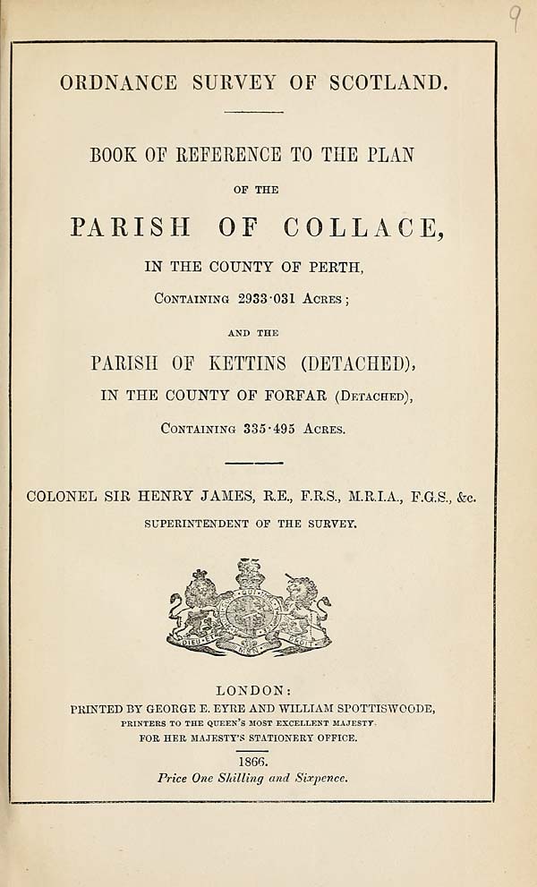 (213) 1866 - Collace, County of Perth