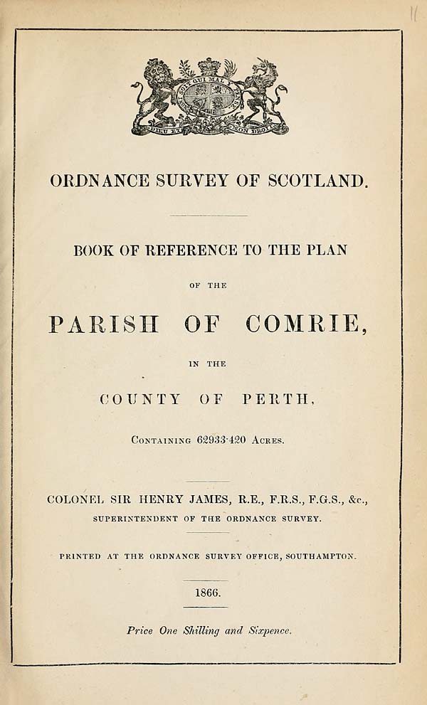 (243) 1866 - Comrie, County of Perth