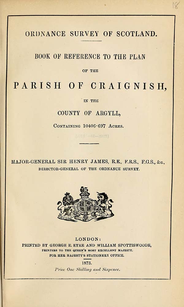 (393) 1873 - Craignish, County of Argyll