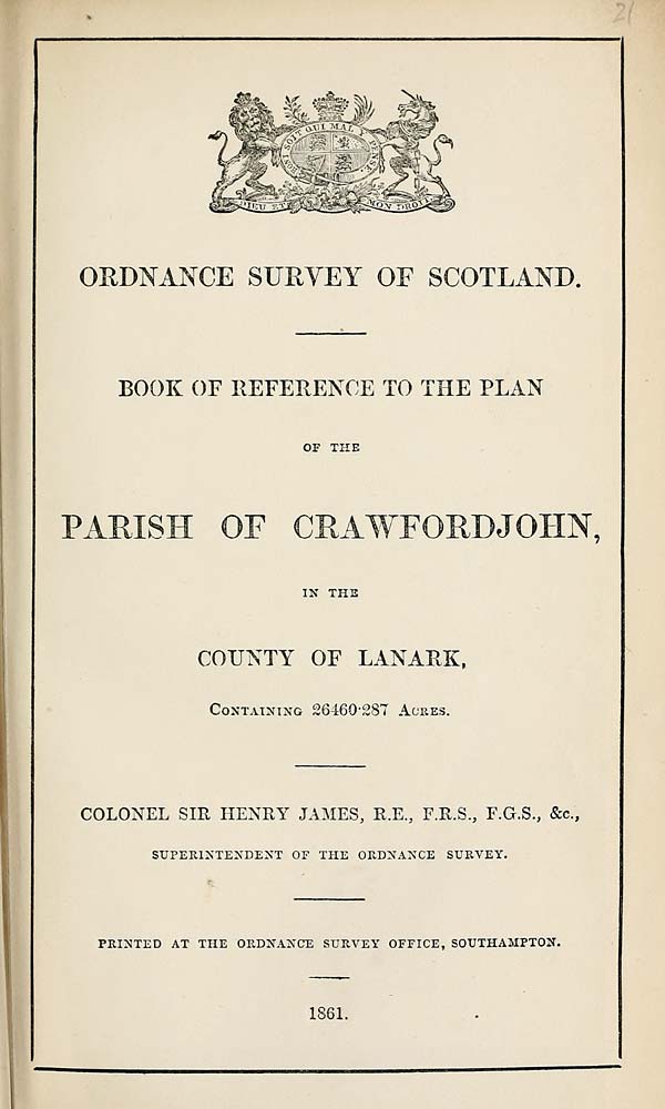 (467) 1861 - Crawfordjohn, Lanark