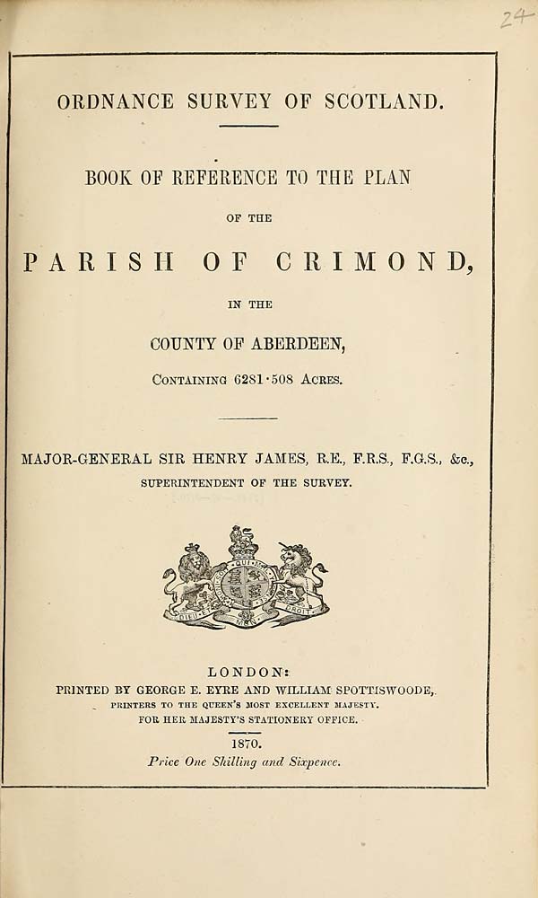 (553) 1870 - Crimond, County of Aberdeen