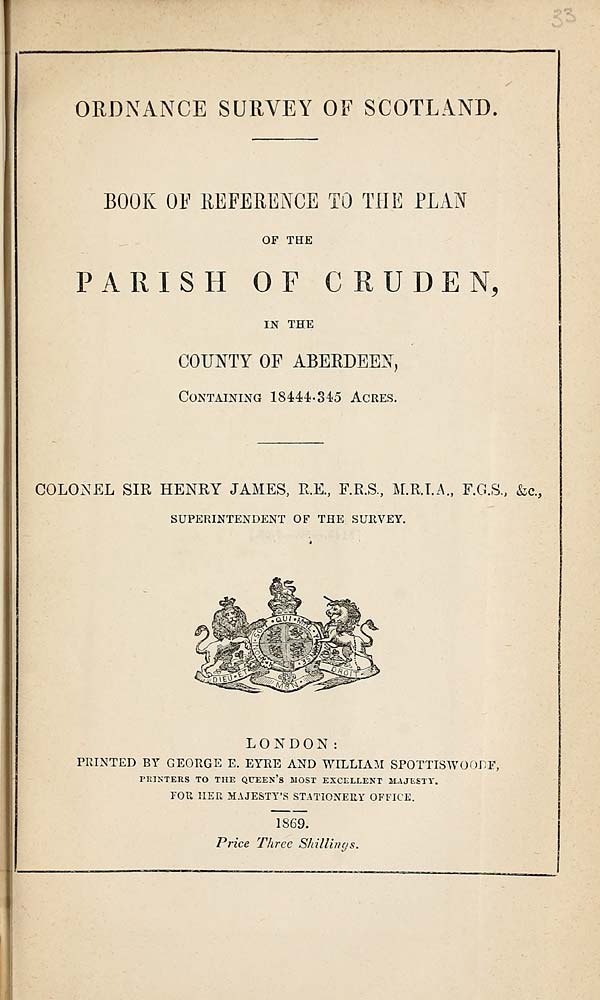 (717) 1869 - Cruden, County of Aberdeen