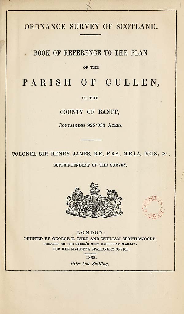 (7) 1868 - Cullen, County of Banff