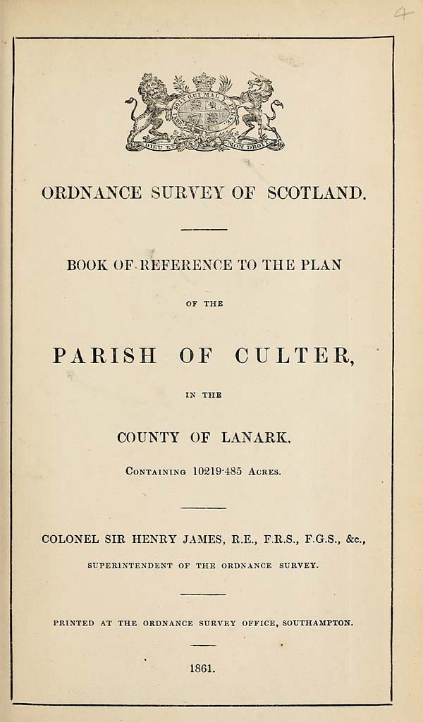 (79) 1861 - Culter, County of Lanark