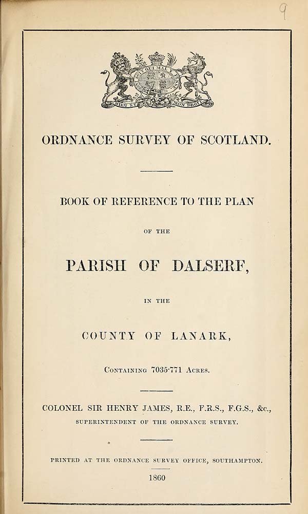 (223) 1860 - Dalserf, County of Lanark