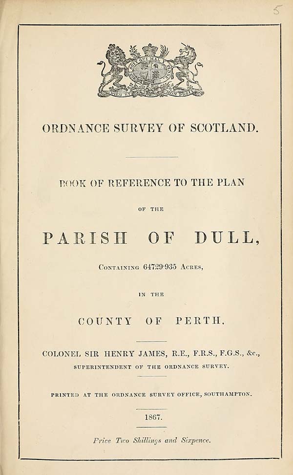 (125) 1867 - Dull, County of Perth