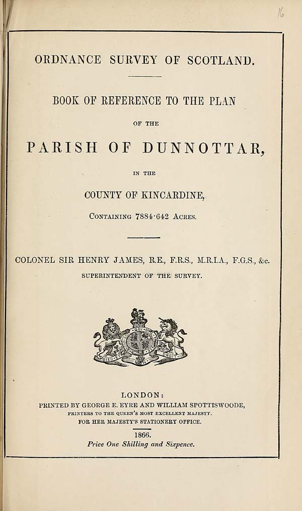 (443) 1866 - Dunnottar, County of Kincardine