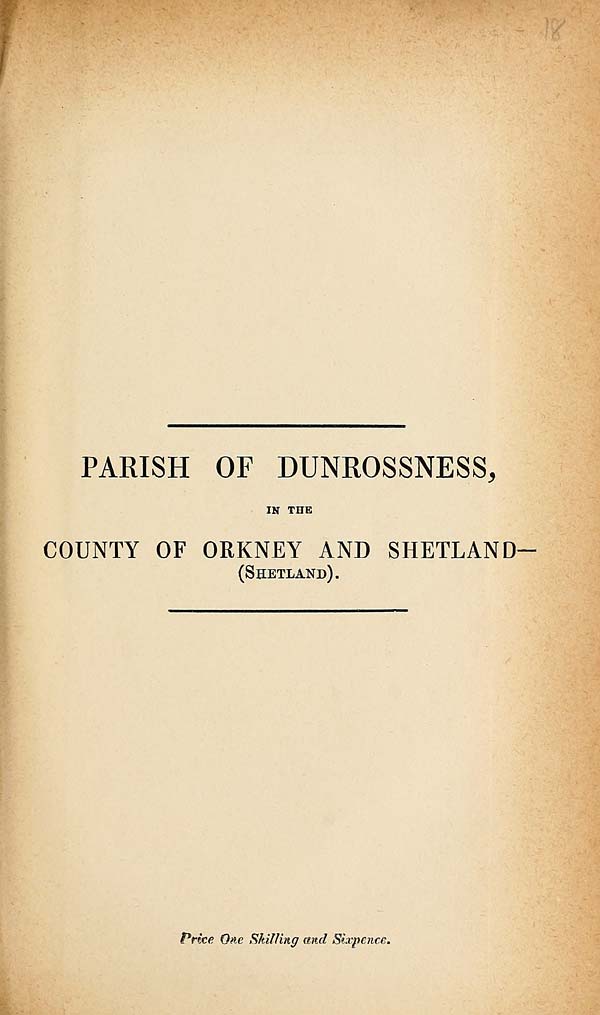 (487) 1880 - Dunrossness, Orkney and Shetland (Shetland)