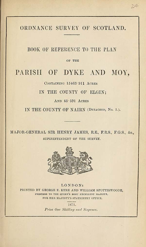 (609) 1871 - Dyke and Moy, County of Elgin